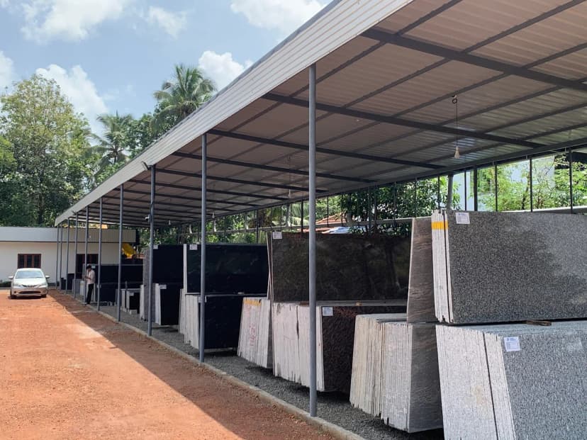 Best brown granite flooring in Kottakkal with golden streaks for a luxurious look